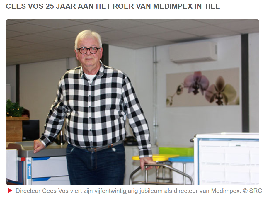 25 jaar directeurschap Medimpex